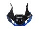 1998-2002 Yamaha YZF 600 R6 Motorcycle Fairings - White Blue Glossy Black