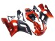 1998-2002 Yamaha YZF 600 R6 Motorcycle Fairings - Orange Matte Black
