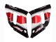 1998-2002 Yamaha YZF 600 R6 Motorcycle Fairings - Red White Glossy Black