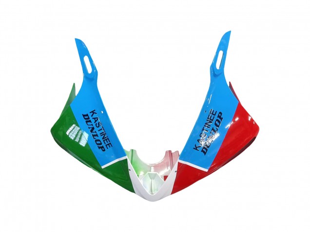 2003-2004 Yamaha YZF R6 Motorcycle Fairings - White Blue Green Red Kastinee Dunlop Motul