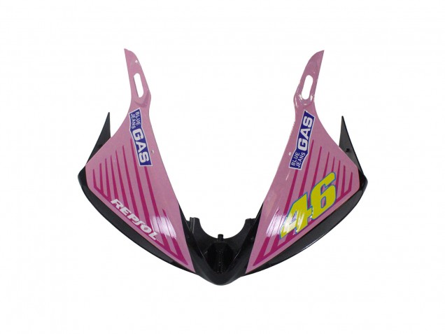 2003-2004 Yamaha YZF R6 Motorcycle Fairings - Yellow Pink Glossy Black Rossi Repsol 46
