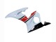 2006-2009 Yamaha YZF R6S Motorcycle Fairings - White Red Glossy Black