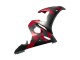 2005 Yamaha YZF 600 R6 Motorcycle Fairings - Matte Black Red Geometric