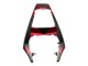 2005 Yamaha YZF 600 R6 Motorcycle Fairings - Matte Black Red Geometric