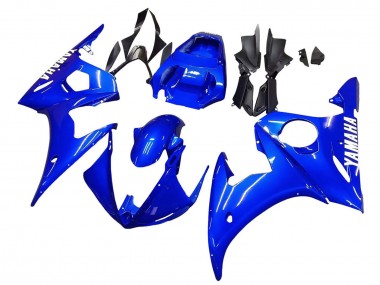 2005 Yamaha YZF 600 R6 Motorcycle Fairings - Blue