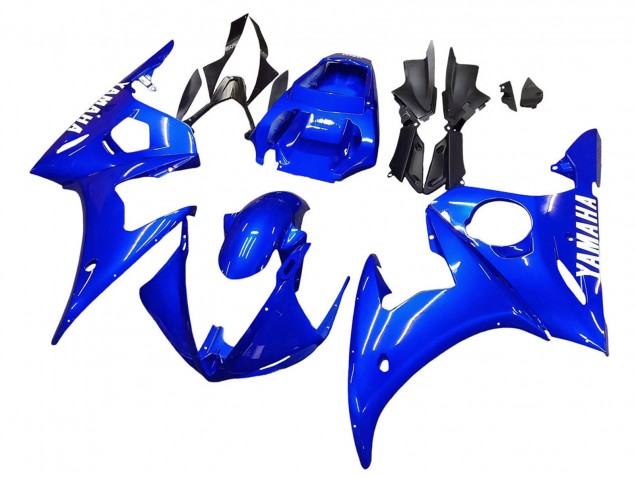 2005 Yamaha YZF 600 R6 Motorcycle Fairings - Blue