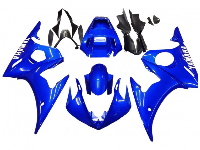 2005 Yamaha YZF 600 R6 Motorcycle Fairings - Blue