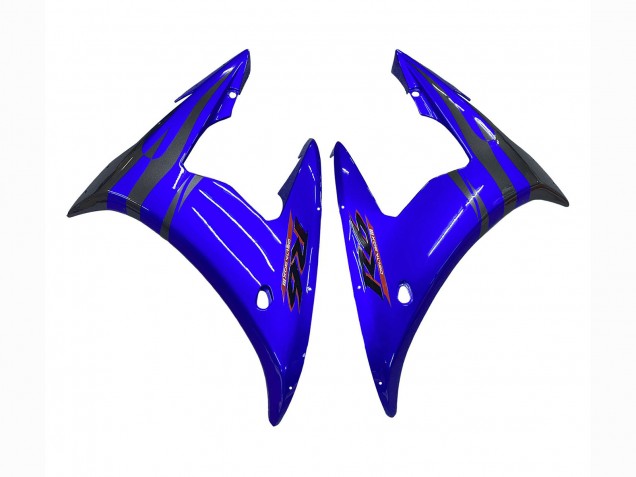 2005 Yamaha YZF 600 R6 Motorcycle Fairings - Glossy Blue Black