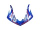 2005 Yamaha YZF 600 R6 Motorcycle Fairings - Blue White Red Motul Michelin Fiat