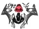 2005 Yamaha YZF 600 R6 Motorcycle Fairings - Matte Black Glossy Black Grey Red