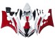 2006-2007 Yamaha YZF 600 R6 Motorcycle Fairings - White Red