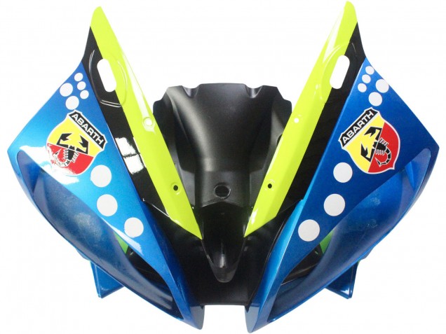 2006-2007 Yamaha YZF 600 R6 Motorcycle Fairings - Blue Neon Green Black Shark
