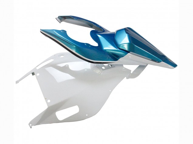 2006-2007 Yamaha YZF 600 R6 Motorcycle Fairings - White Blue Black Semakin Didepan ENEOS