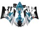 2006-2007 Yamaha YZF 600 R6 Motorcycle Fairings - White Blue Black Semakin Didepan ENEOS