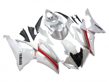 2008-2016 Yamaha YZF 600 R6 Motorcycle Fairings - White Red