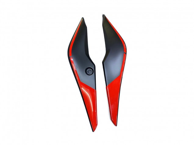 2011-2015 Honda CBR250RR Motorcycle Fairings - Matte Black Red Stripe