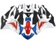 2011-2015 Honda CBR250RR Motorcycle Fairings - White Red Light Blue