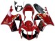 2000-2006 Honda VTR1000 Motorcycle Fairings - Red Black Stripe Racing