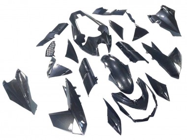 2010-2013 Kawasaki Z1000 Motorcycle Fairings - Black Carbon Fiber