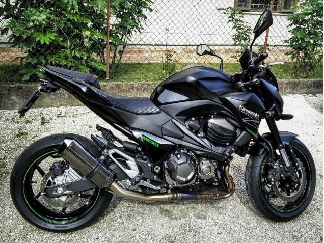 2014-2019 Kawasaki Z1000 Motorcycle Fairings - Black Green
