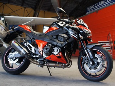 2014-2019 Kawasaki Z1000 Motorcycle Fairings - Red White Orange Black