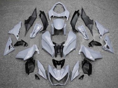 2013-2018 Kawasaki Z800 Motorcycle Fairings - Nardo Grey Black
