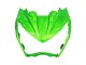 2013-2018 Kawasaki Z800 Motorcycle Fairings - Green Glossy Black