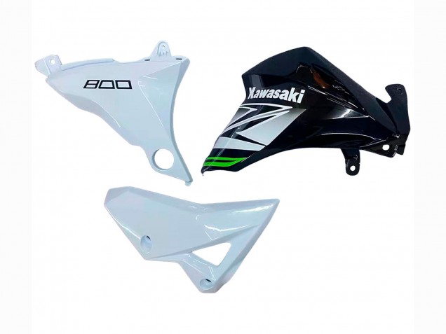 2013-2018 Kawasaki Z800 Motorcycle Fairings - White Glossy Black Green