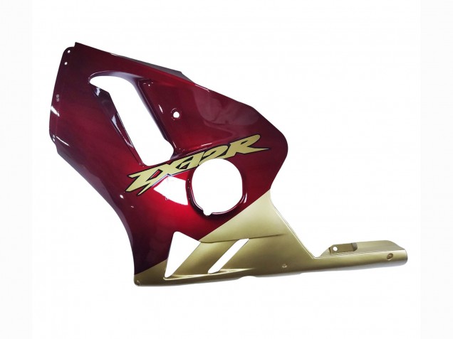2000-2001 Kawasaki ZX12R Motorcycle Fairings - Red Gold