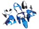 2000-2001 Kawasaki ZX9R Motorcycle Fairings - Blue Black