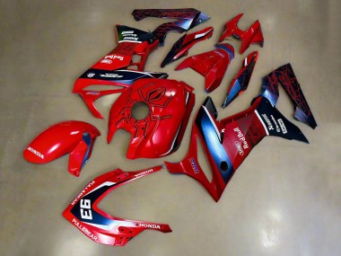 2019-2020 Honda CBR650R Motorcycle Fairings - Red White Dark Blue HRC Pull&Bear 93