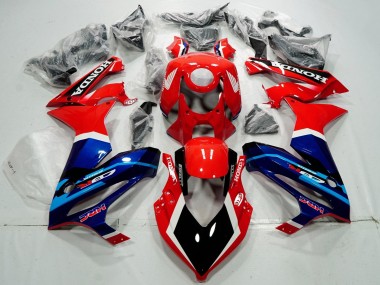2019-2020 Honda CBR650R Motorcycle Fairings - Red White Blue Glossy Black HRC