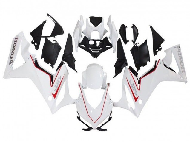 2019-2020 Honda CBR650R Motorcycle Fairings - White Red Black