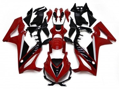2019-2020 Honda CBR650R Motorcycle Fairings - Red White Glossy Black