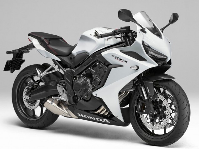2024-2025 Honda CBR650R Motorcycle Fairings - Pearl White