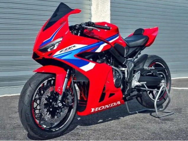 2024-2025 Honda CBR650R Motorcycle Fairings - Red White Blue
