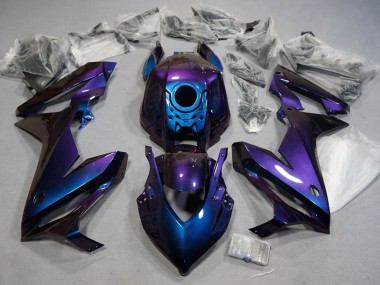 2021-2023 Honda CBR650R Motorcycle Fairings - Chameleon Blue Purple