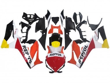 2021-2023 Honda CBR650R Motorcycle Fairings - Orange White Red Yellow Glossy Black Repsol