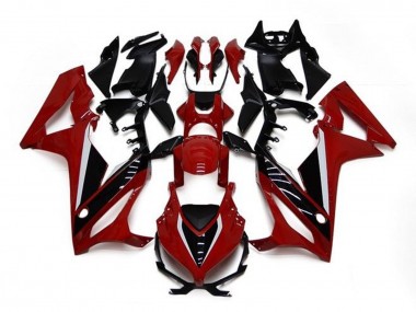 2021-2023 Honda CBR650R Motorcycle Fairings - Maroon Red Glossy Black