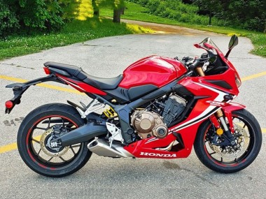 2021-2023 Honda CBR650R Motorcycle Fairings - Red White Black Stripe