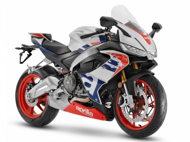 2020-2024 Aprilia RS660 Motorcycle Fairings - White Red Blue