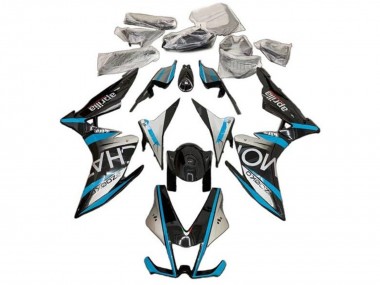 2009-2015 Aprilia RSV4 1000 Motorcycle Fairings - Silver Black Blue