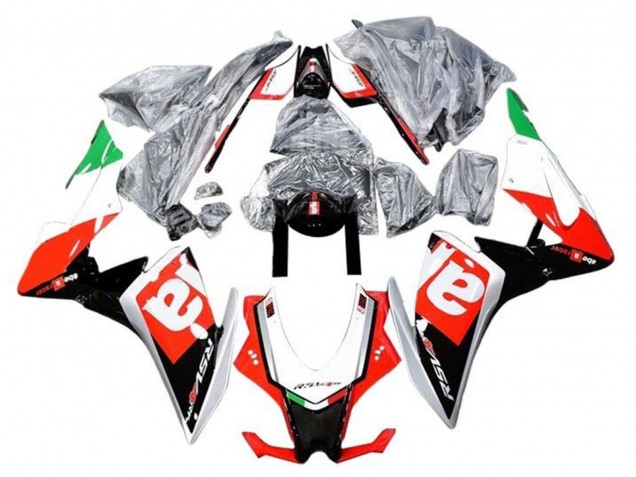 2016-2020 Aprilia RSV4 1000 Motorcycle Fairings - Red Black Silver Green