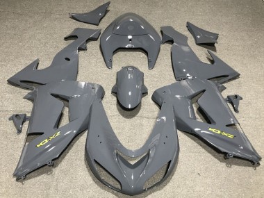 2006-2007 Kawasaki ZX10R Motorcycle Fairings - Nardo Grey Yellow