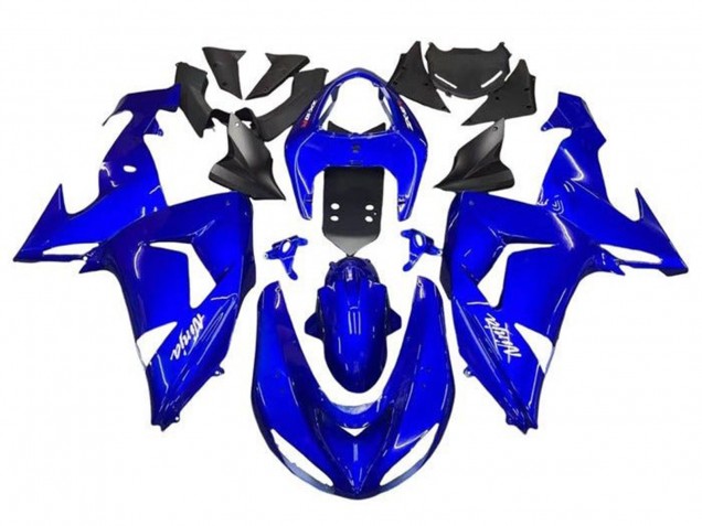 2006-2007 Kawasaki ZX10R Motorcycle Fairings - Blue White