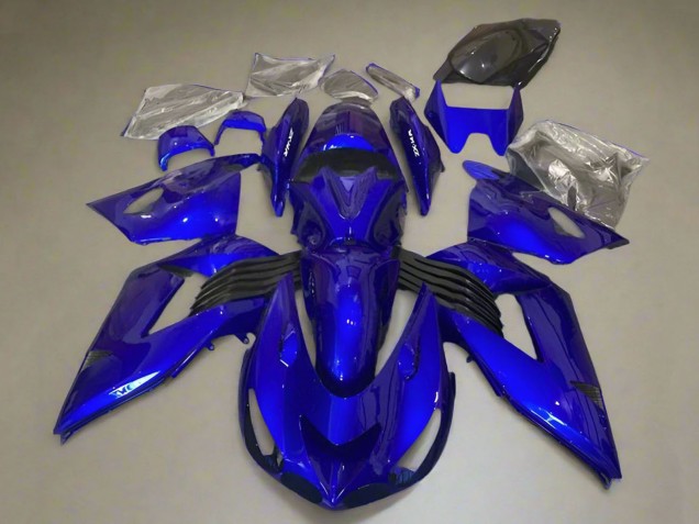 2006-2011 Kawasaki ZX14R ZZR1400 Motorcycle Fairing Kits - Blue