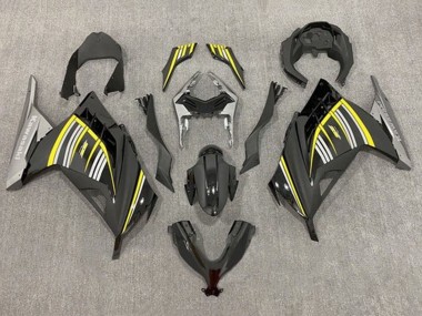 2013-2024 Kawasaki EX300 Motorcycle Fairings - Yellow Silver Glossy Black Matte Black