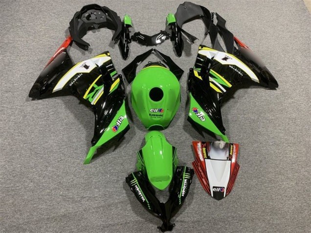 2013-2024 Kawasaki EX300 Motorcycle Fairings - Green Black White Yellow Red