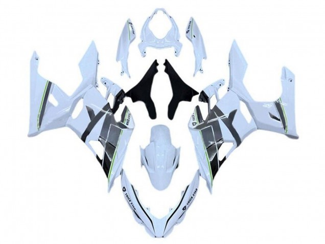 2018-2024 Kawasaki Ninja 400 Motorcycle Fairings - White Grey Black Green