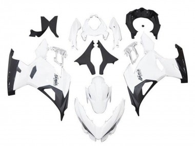 2018-2024 Kawasaki Ninja 400 Motorcycle Fairings - White Black